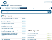 Tablet Screenshot of es.akiroga.com